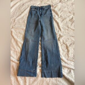 J. Crew Women's Wide Leg Trouser Jean